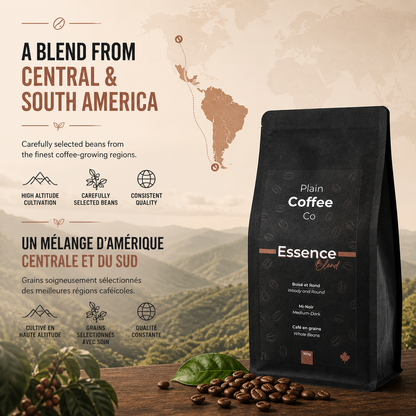 Essence Blend Whole Bean Coffee 300g Medium-Dark Roast – Central & South America Blend