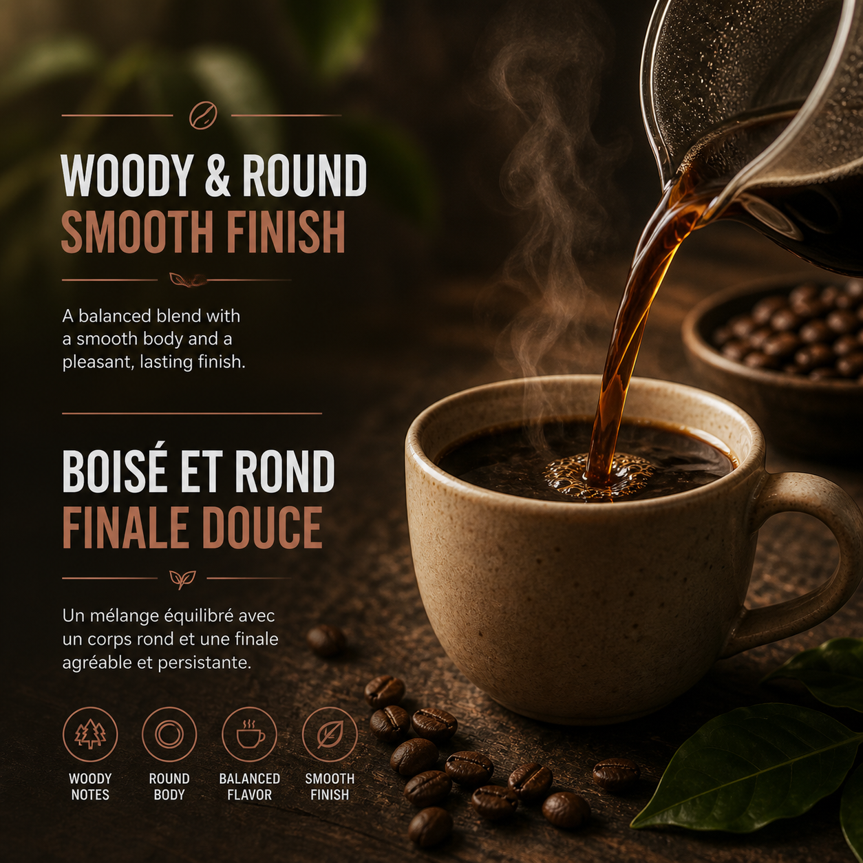 Essence Blend Whole Bean Coffee 300g Medium-Dark Roast – Central & South America Blend
